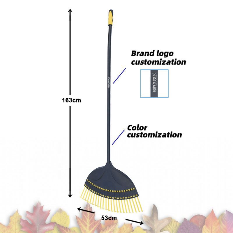 Ergon steel handle poly lawn rake