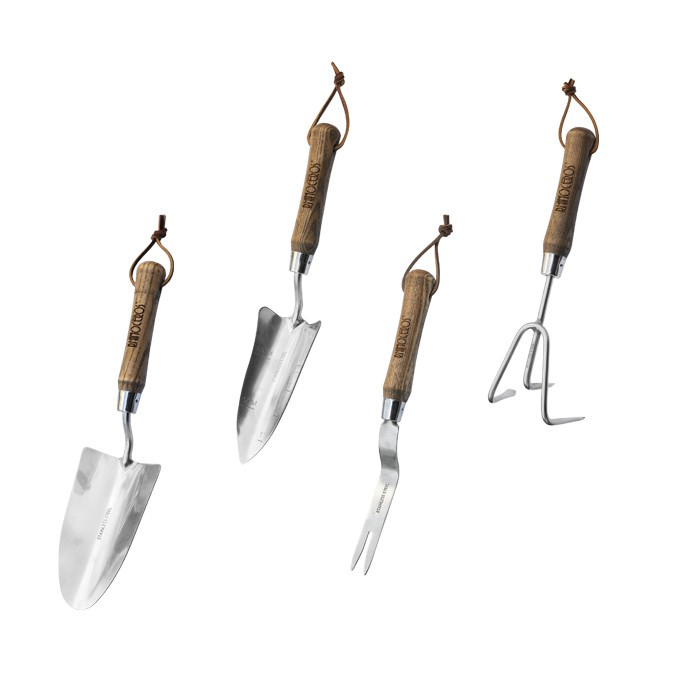 Nerūdijančio plieno sodo įrankių rinkinys