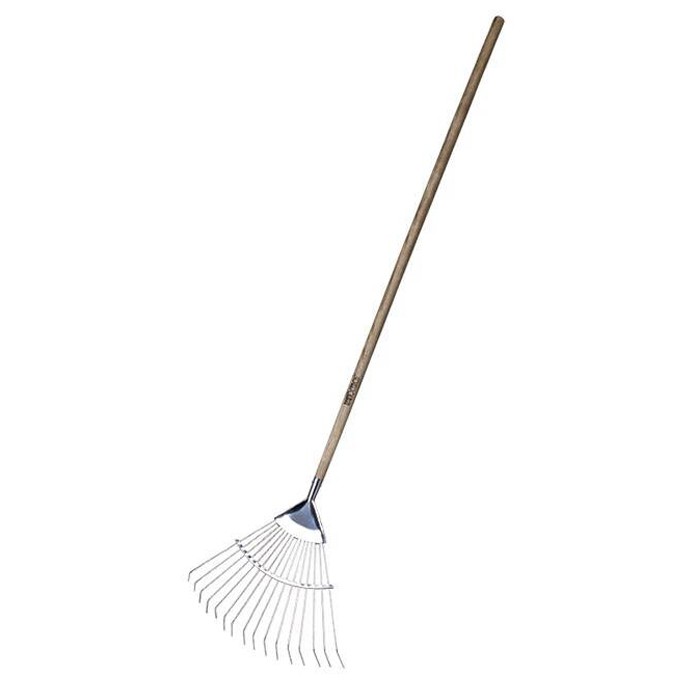 Nerūdijančio plieno grėblys